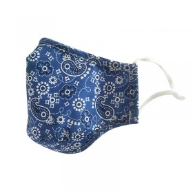 KN95 Adult Washable Cotton Mask - Paisley Pattern (#31 - #40) with 2 Filter